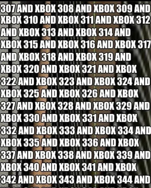 Endless Xbox Number List