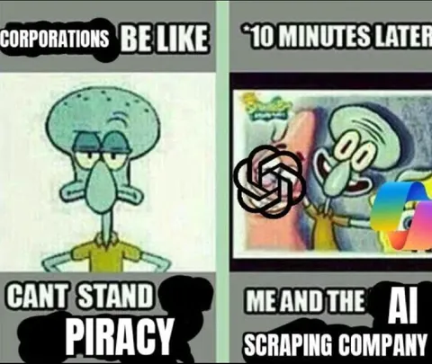 Corporations Be Like Piracy