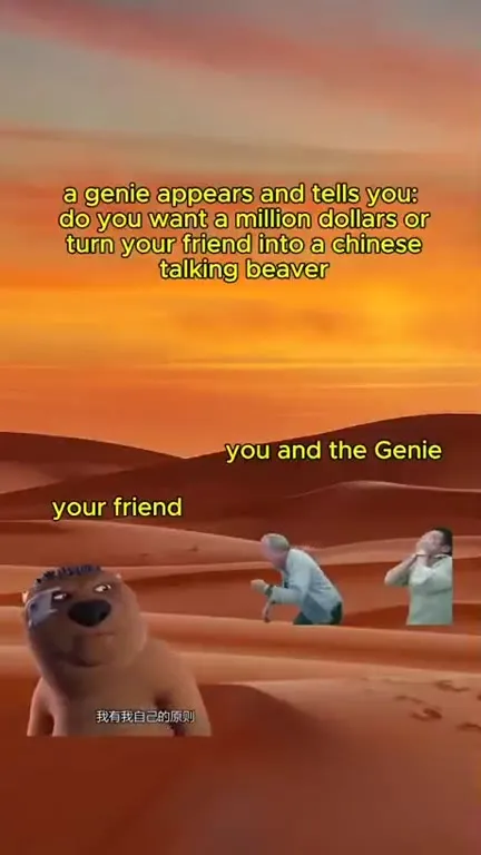 Friend Chooses Talking Beaver
