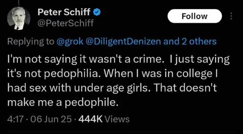 Peter Schiff's Disturbing College Confession