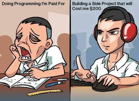 Paid Programming vs Side Projects