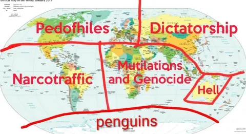 World Map of Terrible Things