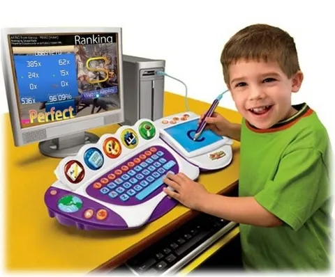 Child Celebrates a Perfect Score
