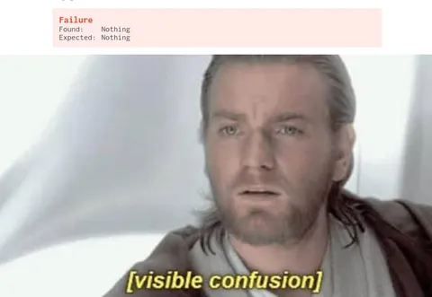 Visible Confusion After Test Failure