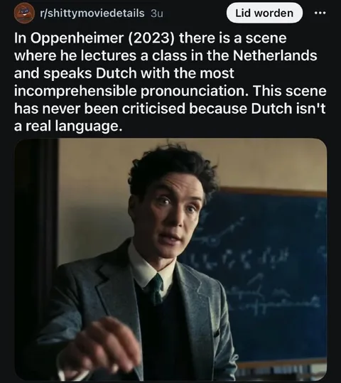 Dutch Isn't a Real Language