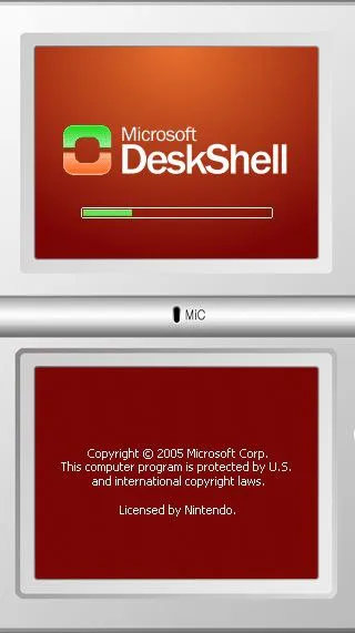 Microsoft DeskShell Boot Screen