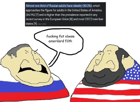 Russian and American Obesity Comparison