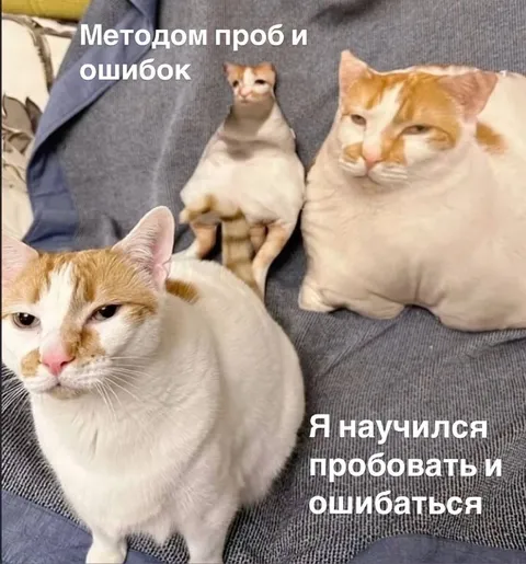 Методом проб и ошибок