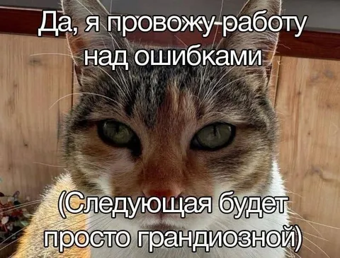Провожу работу над ошибками
