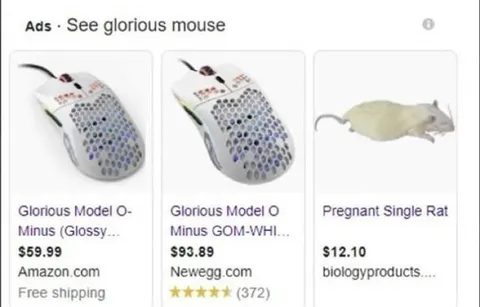 Glorious Mouse Advertisement Mix-Up