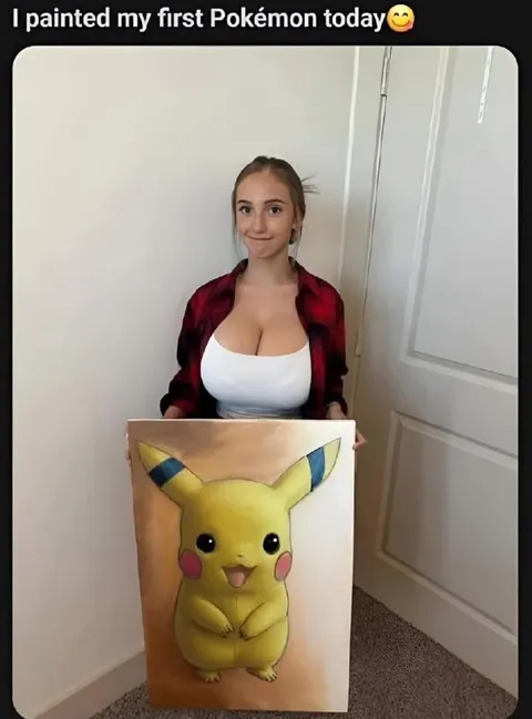 First Pokémon Painting