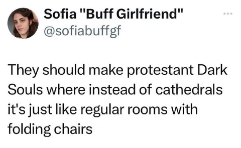 Protestant Dark Souls With Folding Chairs