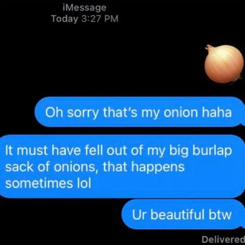 My Onion Fell Out