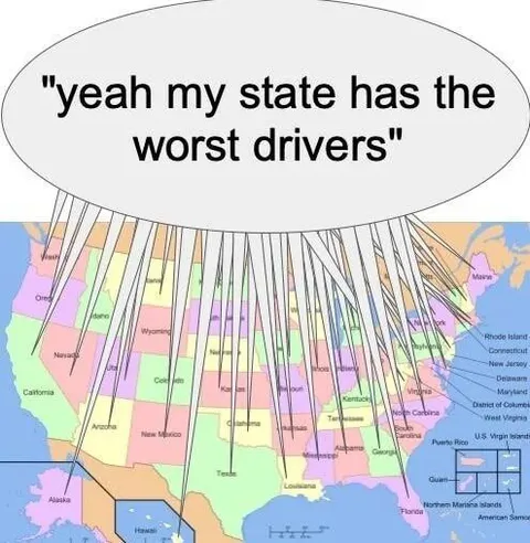 Worst Drivers in Every State
