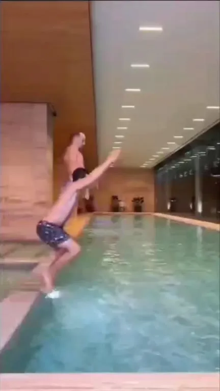 Pool Dive Turns Into Lobster