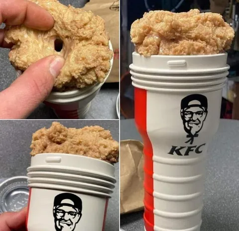 KFC Chicken Bucket Overflow
