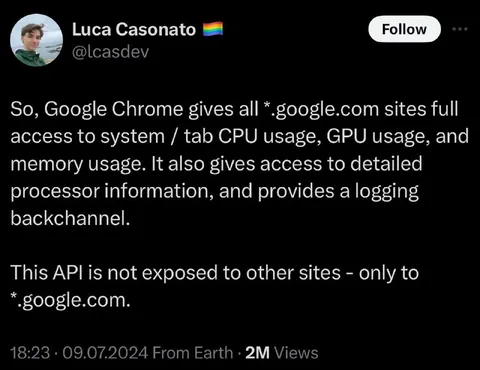 Chrome Gives Google Full System Access