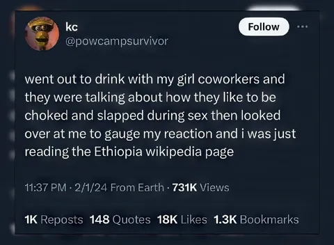 Reading About Ethiopia Instead