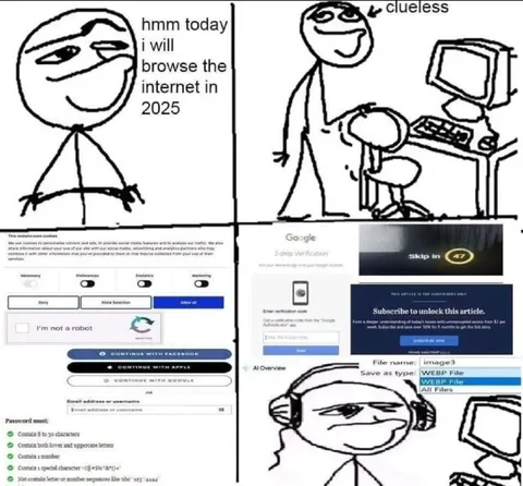 Browsing the Internet in 2025