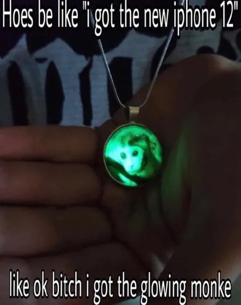 Glowing Monke Pendant Flex
