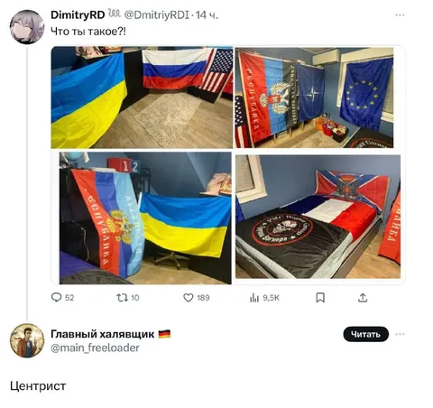 Центрист среди всех флагов