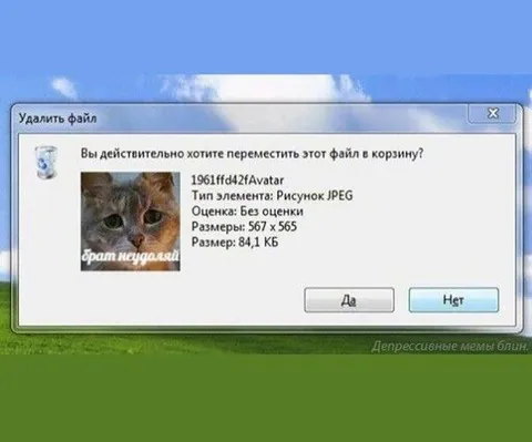 Брат, подожди перед удалением