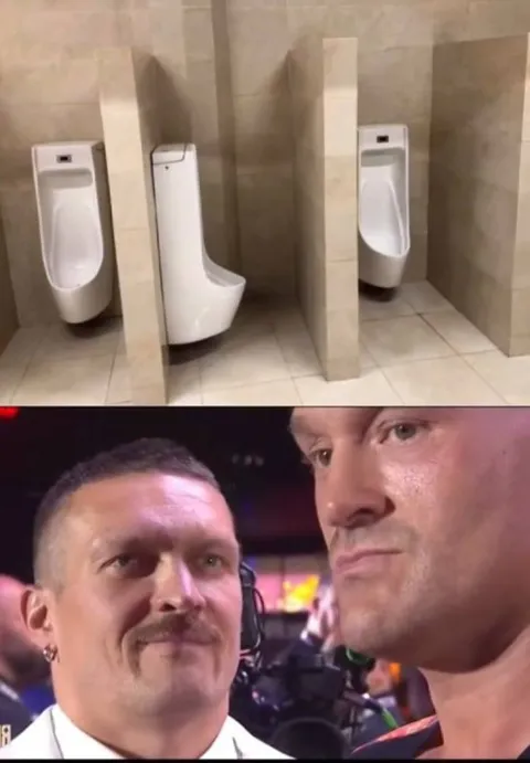 Странный писсуар и напряжённый взгляд