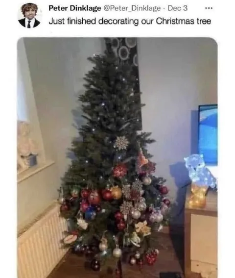 Peter Dinklage Christmas Tree