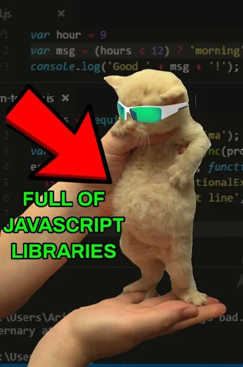 Hamster Full of JavaScript Libraries