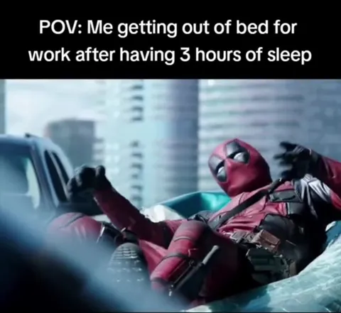 Deadpool Goes to Work Exhausted
