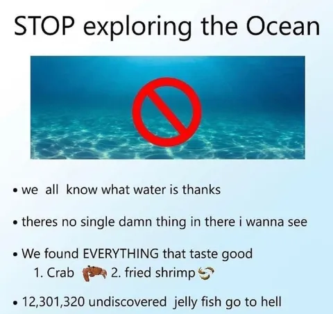 Stop Exploring the Ocean