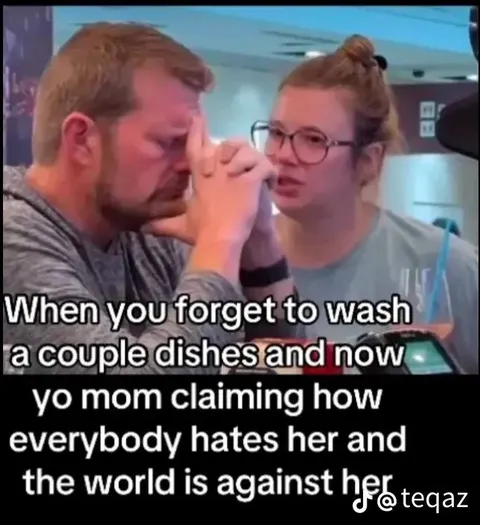 Mom Overreacts About Dishes