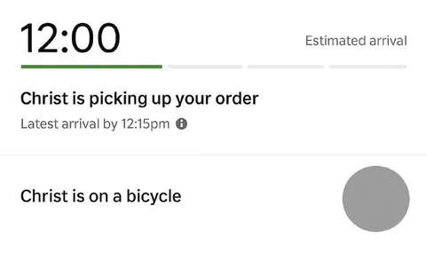 Christ Delivers Your Order