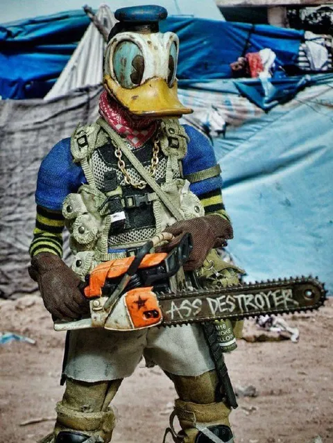 Donald Duck Chainsaw Soldier
