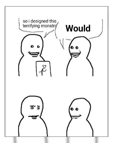 Terrifying Monster Would Meme