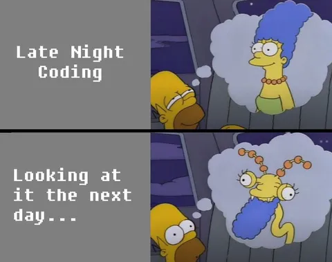 Late Night Coding Regret