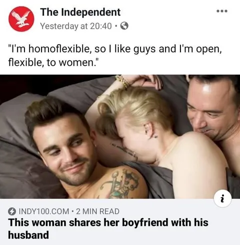 Homoflexible Relationship Headline