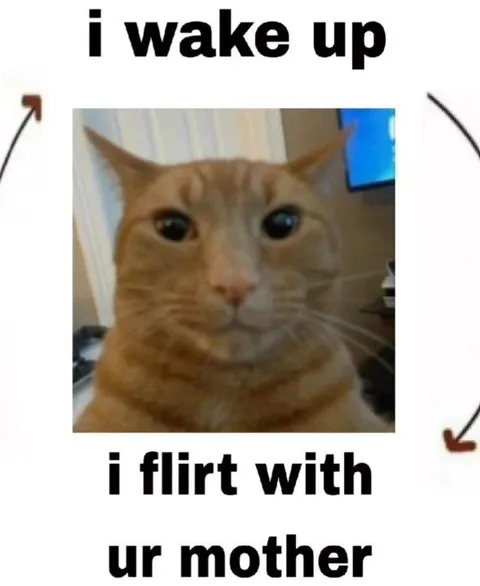 I Flirt With Your Mother Cat