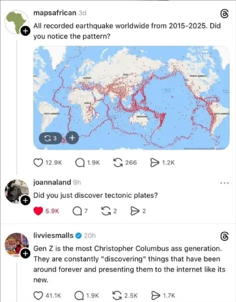Gen Z Discovers Tectonic Plates