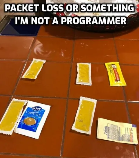 Packet Loss Condiment Joke