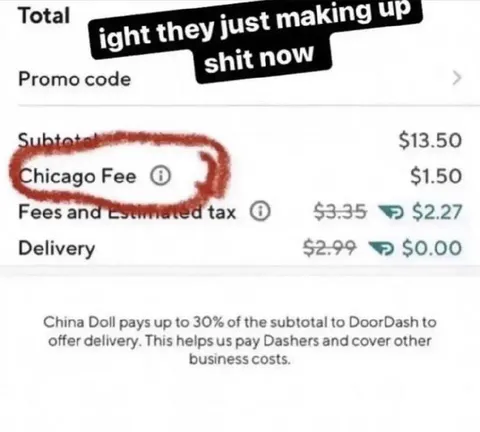 Chicago Fee Made Up
