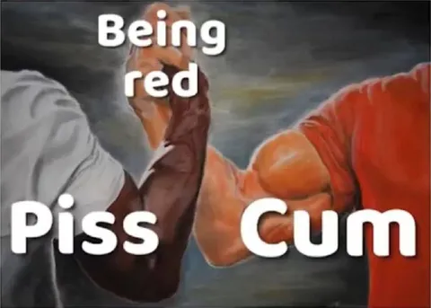 Being Red Piss Cum