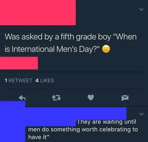 International Men's Day Joke