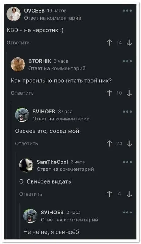 Как правильно прочитать ник