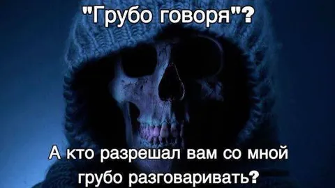 Кто разрешал грубо разговаривать