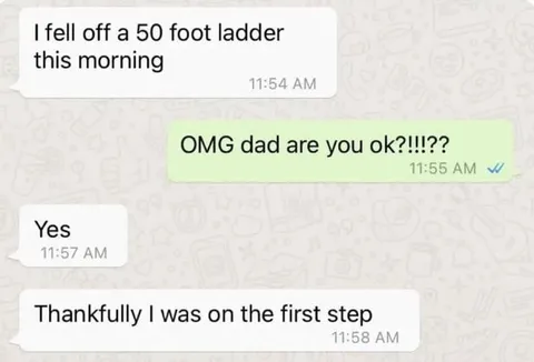 Fell Off a 50 Foot Ladder