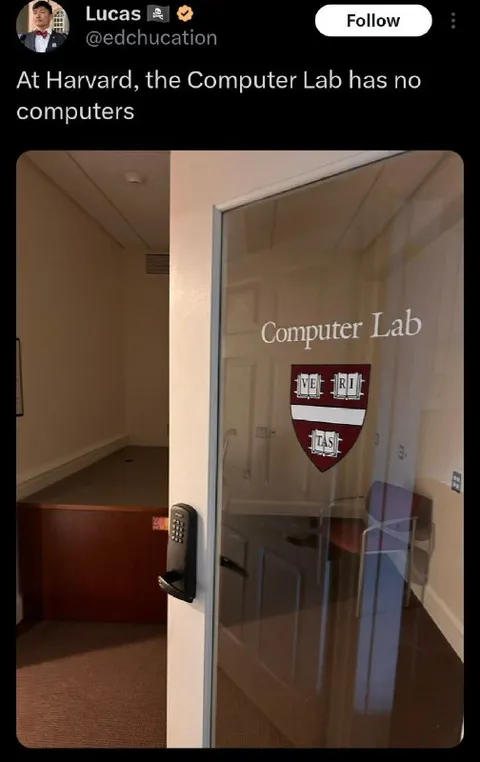 Harvard Computer Lab Without Computers
