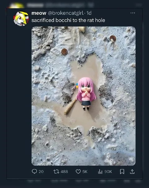 Bocchi Sacrificed to the Rat Hole