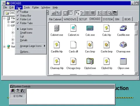 Windows 95 Had Explorer Tabs
