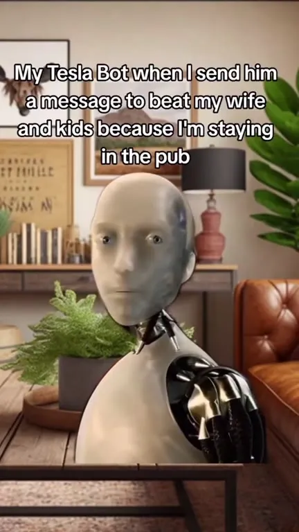 My Tesla Bot in the Pub